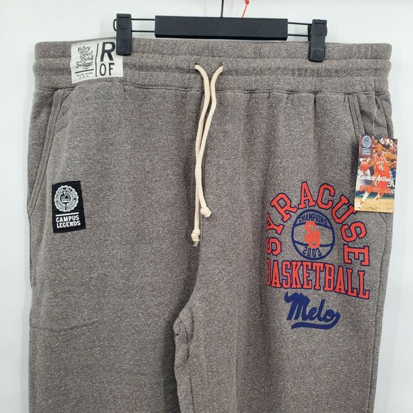 Roots of Fight Melo Syracuse University Grey Sweatpants Jogger Men Size XXL NWT - Picture 2 of 15